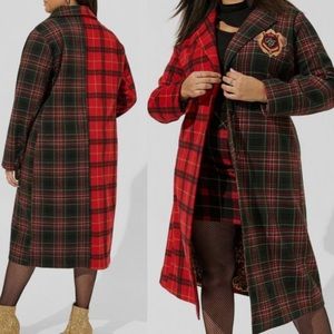 Torrid Betsey Johnson Lightweight Car Coat Jacket